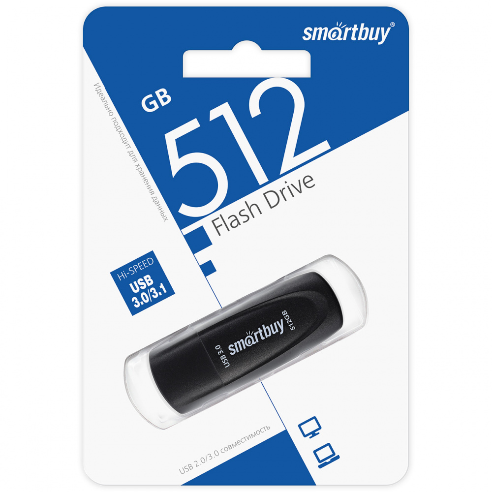 Smartbuy USB 3.1 Flash 512 Gb Scout (Black)