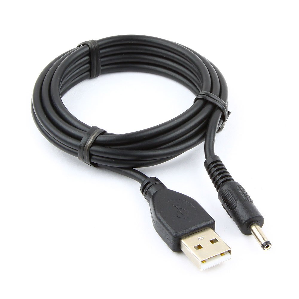 USB 2.0 кабель 1.8м, A (вилка) - DC 3,5мм (вилка), Cablexpert, для хабов