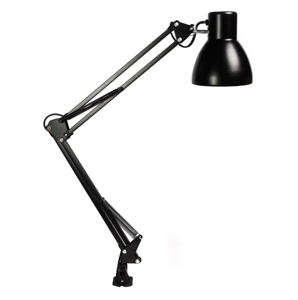 Smartbuy настольный светильник под лампу E27, на струбцине, черный