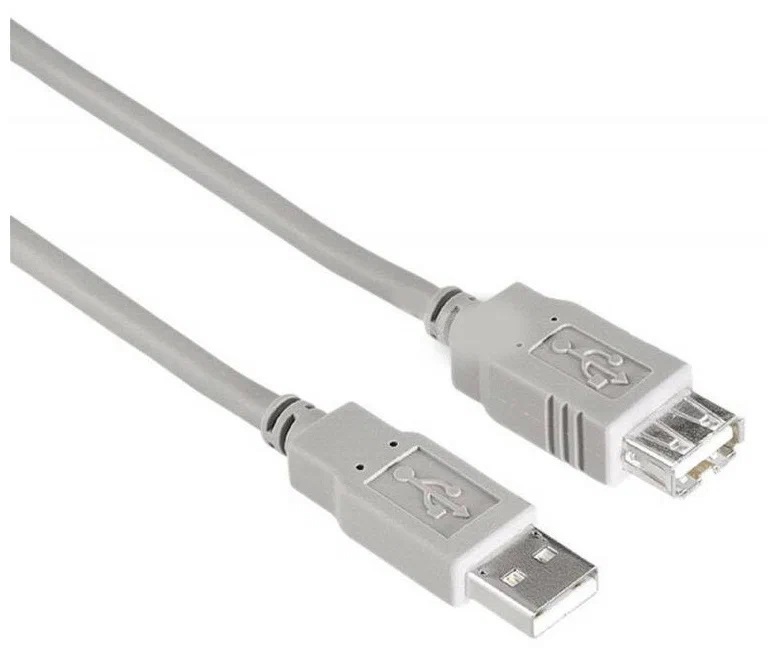USB 2.0 удлинитель 1.5м, A (вилка) - A (розетка), Hama