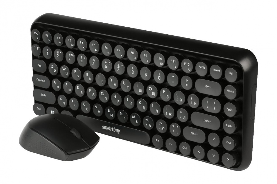 Smartbuy комплект беспроводная клавиатура+мышь 626376AG, черный