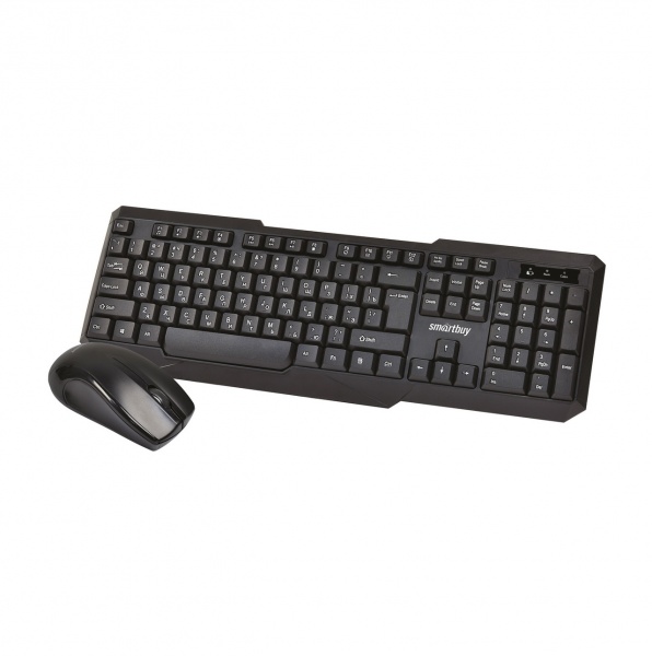 Smartbuy комплект беспроводная клавиатура+мышь 230346AG, черный ---
