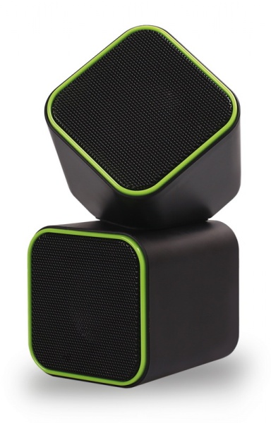 Smartbuy акустическая система 2.0 "CUTE" ,чёрно-зелёная, 6 Вт