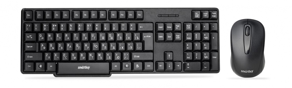 Smartbuy комплект беспроводная клавиатура+мышь 236374AG, чёрный