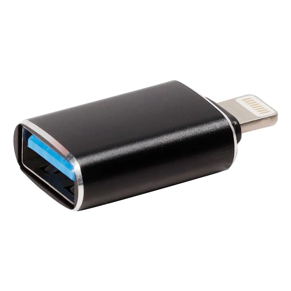 Smartbuy переходник Lightning (вилка) - USB (розетка), для флешек и пр.