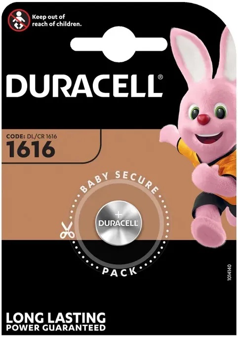 ЭП CR1616 Duracell, блистер (упаковка 1/10)