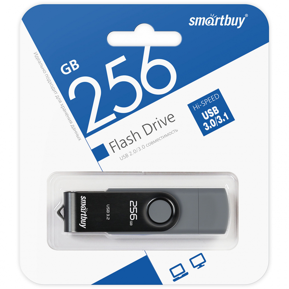 Smartbuy USB 3.1 Flash 256 Gb Twist Dual Type-C/USB