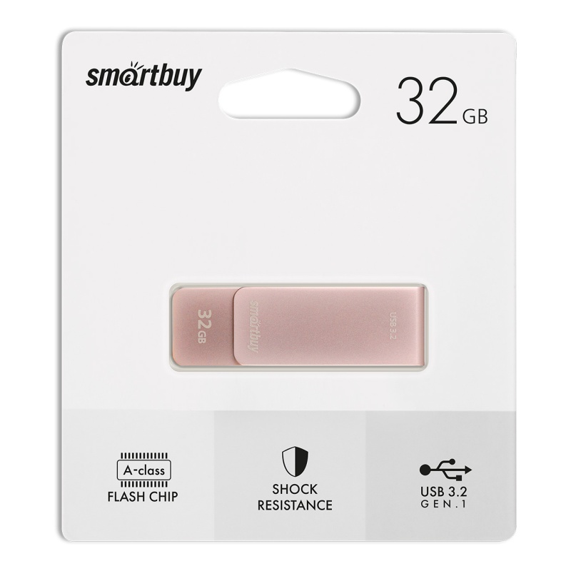 Smartbuy USB 3.2 Flash 32 Gb M1 (Metal Apricot)