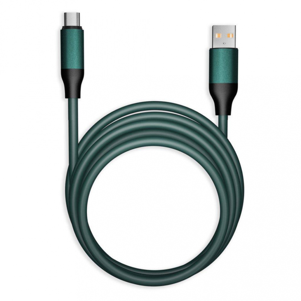 Smartbuy кабель Type-C - USB, 1 м, Bold, мятный, TPE, супертолстый