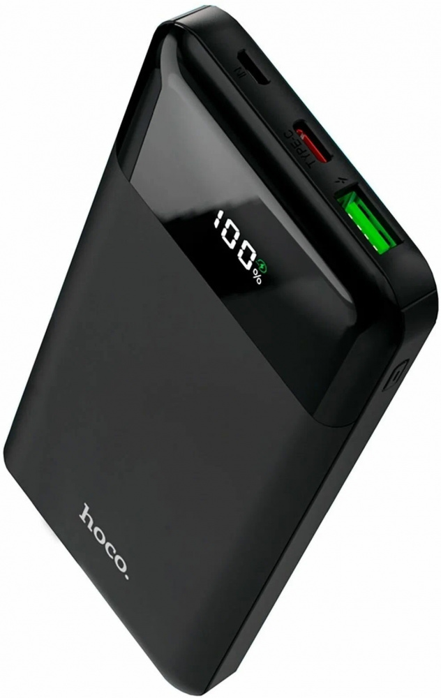 Hoco внешний аккумулятор 10000 mAh J102, (Black)