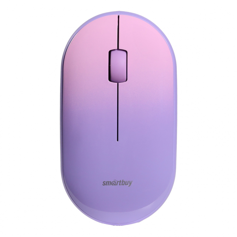 Smartbuy мышь беспроводная 266AG, Фиолетовая, беззвучная
