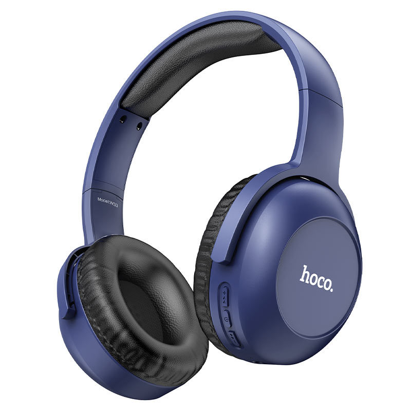 Hoco полноразмерные беспроводные наушники W33 Art sound, (Blue)