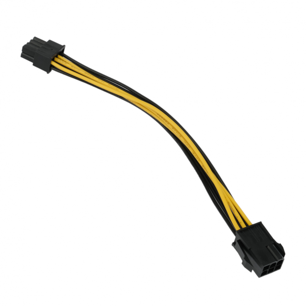Удлинитель питания PCIe 6pin(F) - PCIe 8pin(M), Cablexpert (CC-PSU-68-20CM)