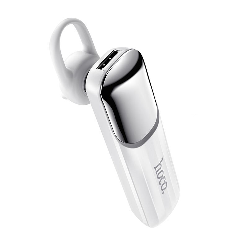 Hoco Bluetooth гарнитура E57 Essential, белая, в одно ухо