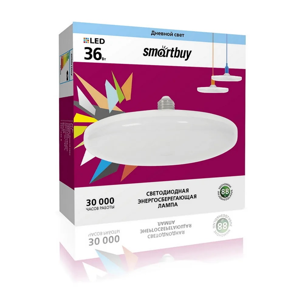 Светодиодная (LED) Лампа Smartbuy-UFO-36W/4000/E27
