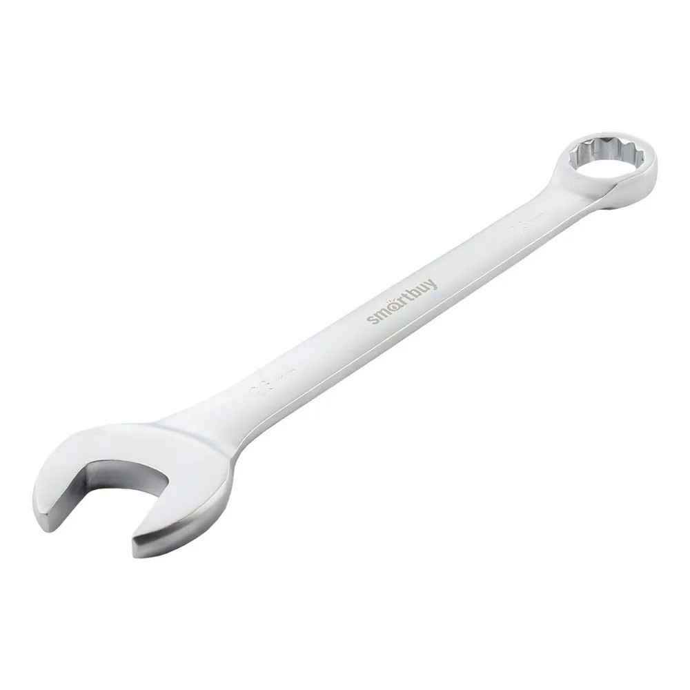 Ключ комбинированный на 26 мм, хромированный, 40X, Smartbuy tools