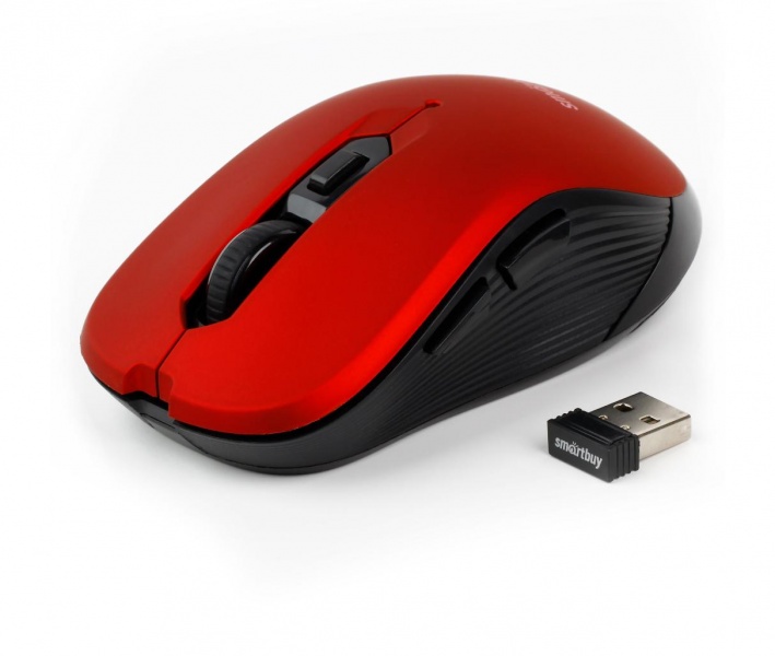 Smartbuy мышь беспроводная 200AG, Красная
