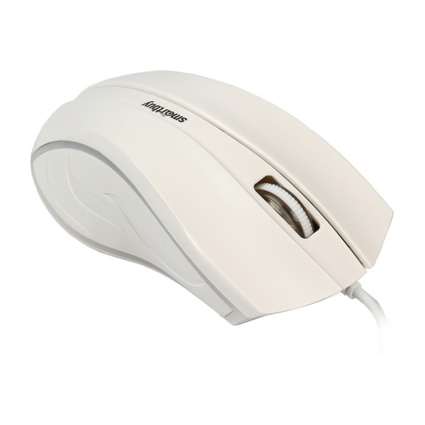 Smartbuy мышь проводная 338 белая, USB, с подсветкой