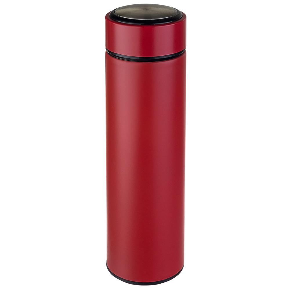 Perfeo термос для напитков с ситечком, объем 0,45 л., красный