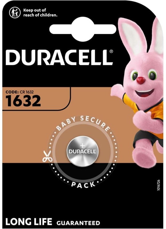 ЭП CR1632 Duracell, блистер (упаковка 1/10)