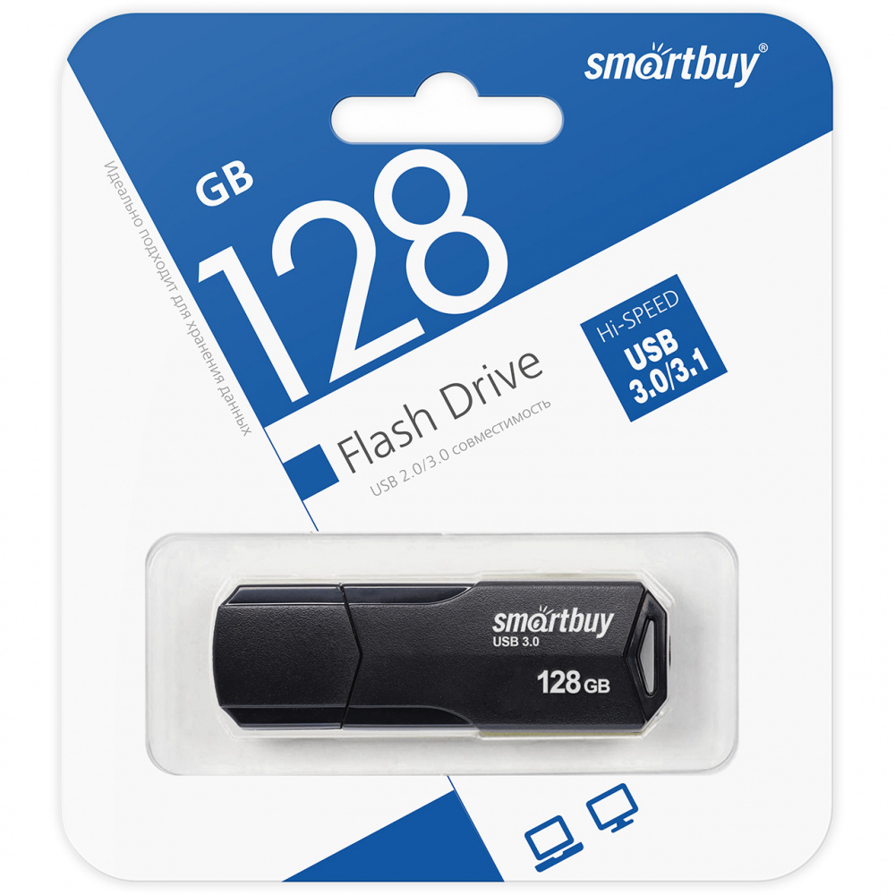 Smartbuy USB 3.1 Flash 128 Gb Clue (Black)