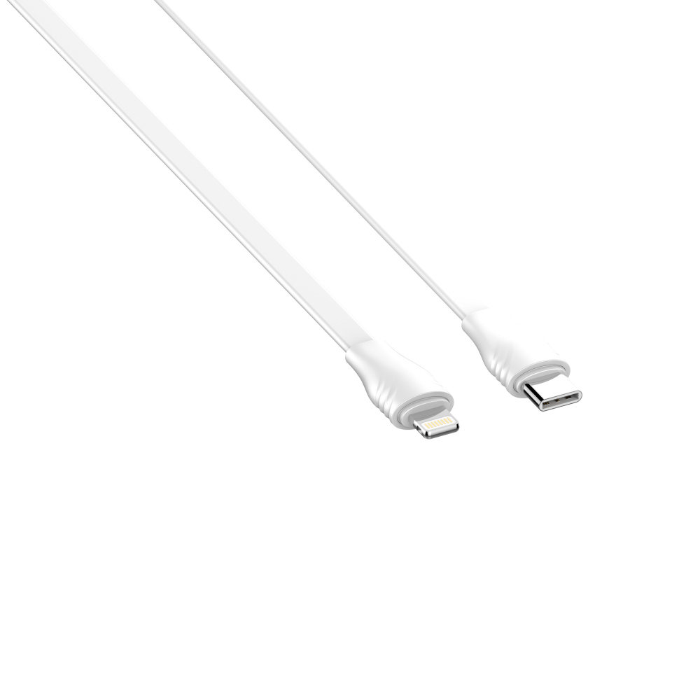 LDNIO кабель Lightning - Type-C, 2 м, LC132-I, белый