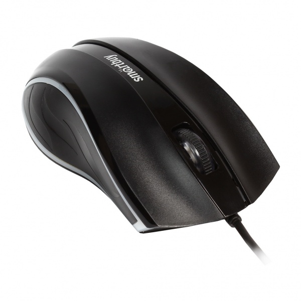 Smartbuy мышь проводная 338 черная, USB, с подсветкой