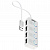 Perfeo USB-Хаб 2.0, 4 порта (PF-H044 white), белый