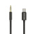 More Choice кабель Lightning - Jack 3.5 мм, 1 м, UK24i, нейлон, чёрный
