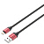 LDNIO кабель Lightning - USB, 2 м, LS432, красный, нейлон