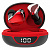 Smartbuy беспроводные TWS наушники BOA, черно/красные
