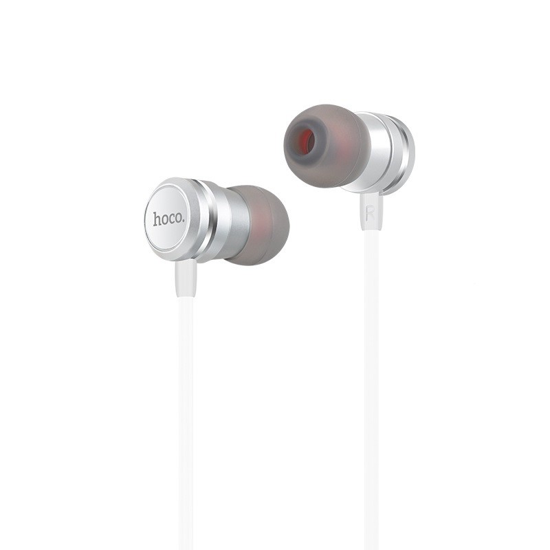 Hoco наушники с микрофоном M16 Ling sound, внутриканальные, металл, 3.5mm