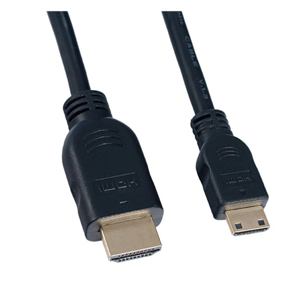 Кабель HDMI (вилка) - miniHDMI (вилка) 2 м, Perfeo, ver.1.4b