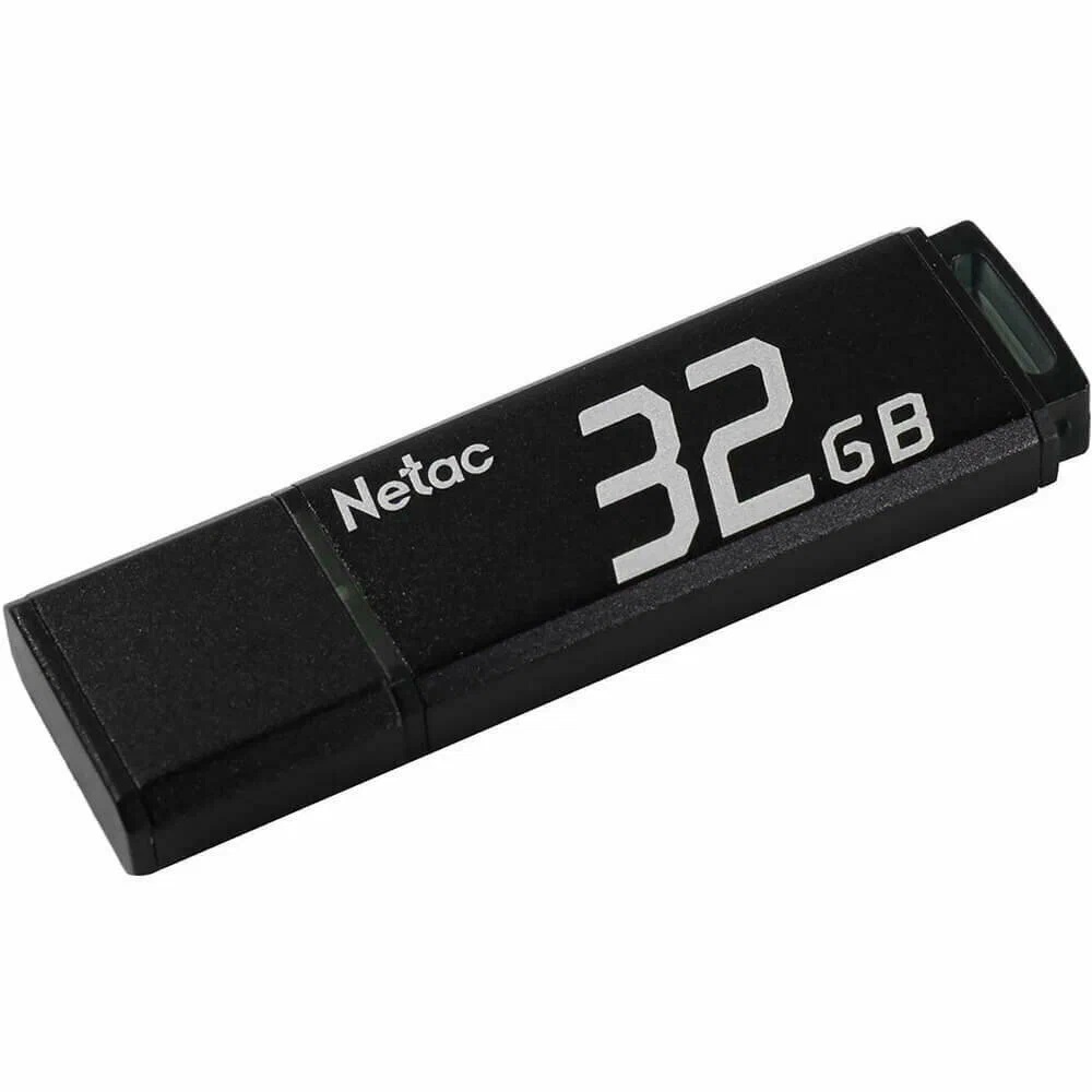 Netac USB 2.0 Flash 32 Gb U351 (Черный)