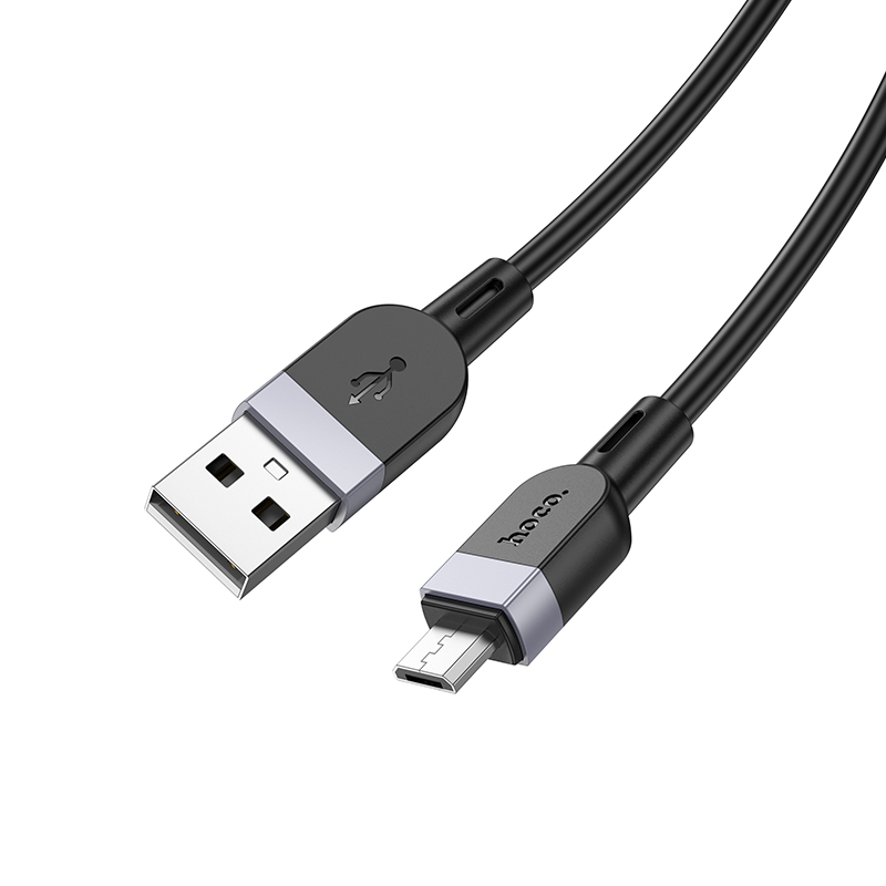 Hoco кабель micro USB, 3 м, X109, черный, силикон, 2.4A