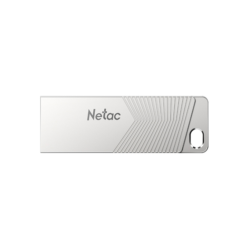 Netac USB 3.2 Flash 128 Gb UM1 (Белый/серебро)