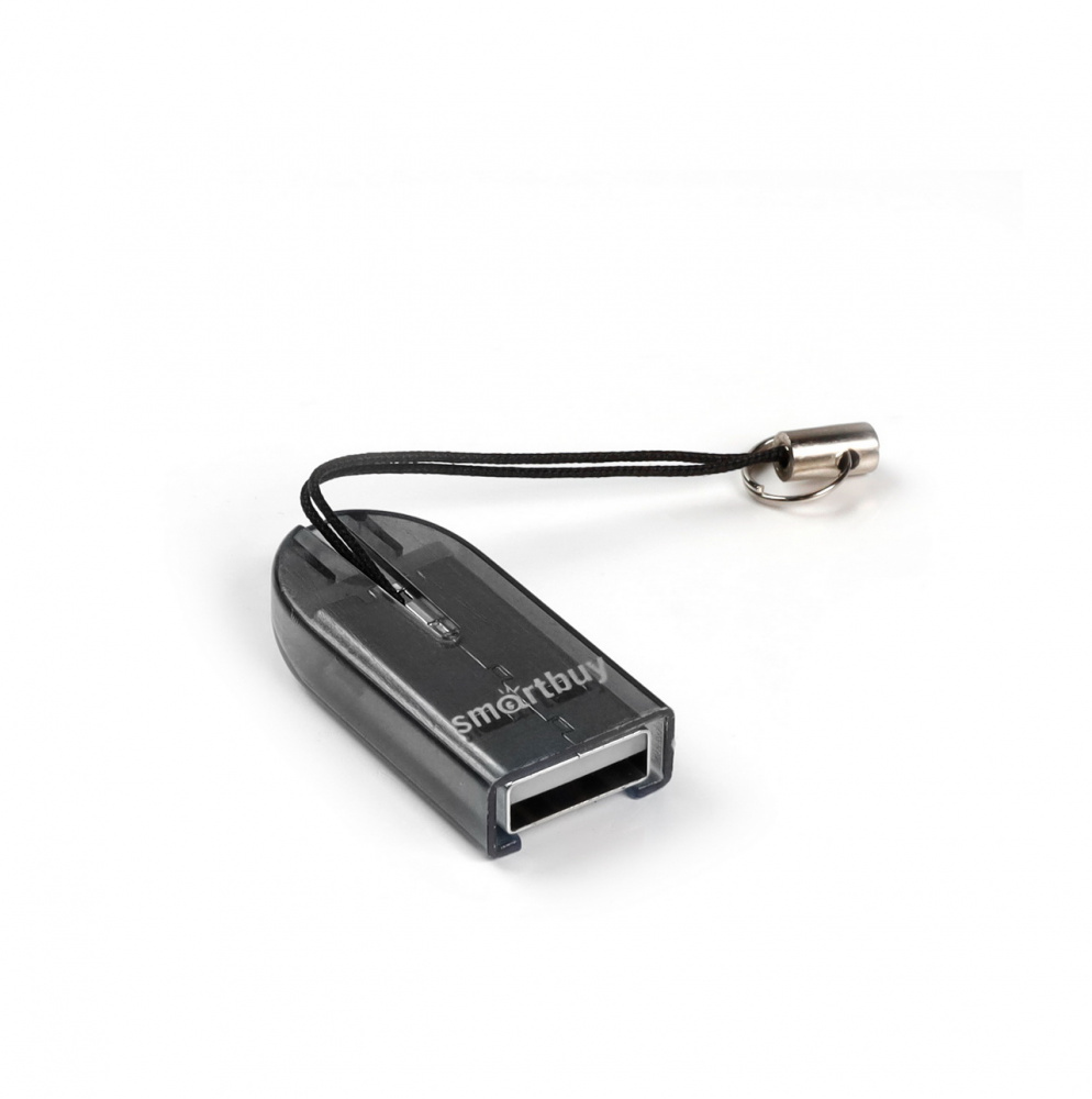 Smartbuy Card Reader USB 2.0 (SBR-710-K), черный, microSD