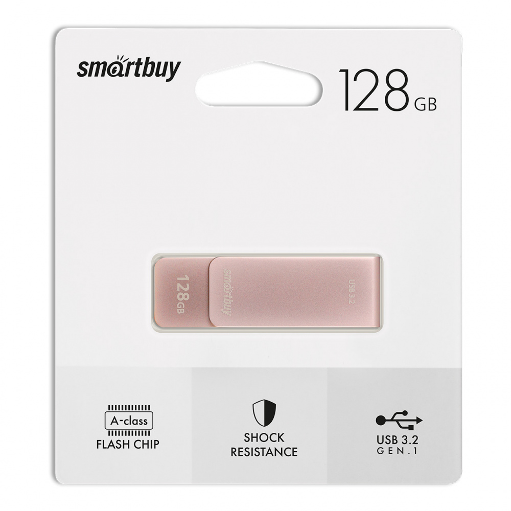 Smartbuy USB 3.2 Flash 128 Gb M1 (Metal Apricot)