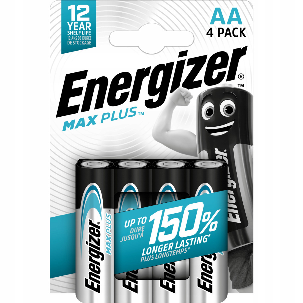 ЭП AA (LR6), Energizer Max Plus, алкалин, блистер, (упаковка 4/32)