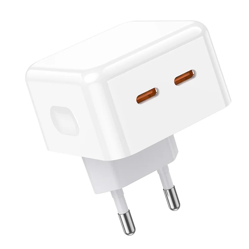 Borofone сетевое зарядное устройство BA76A, 2 PD 35W, белое