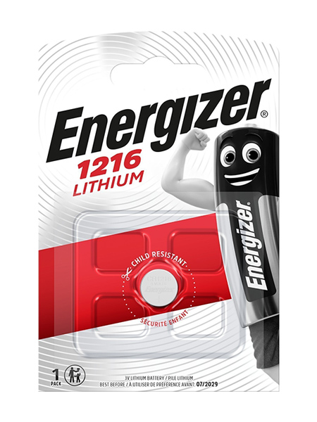 ЭП CR1216 Energizer, блистер (упаковка 1/10)