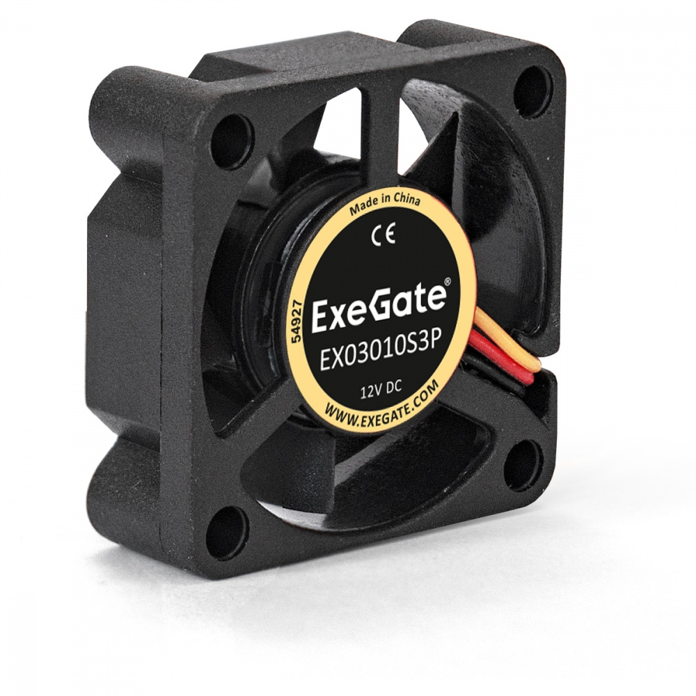 ExeGate вентилятор 30x30x10 мм, 12В DC, EX03010S3P