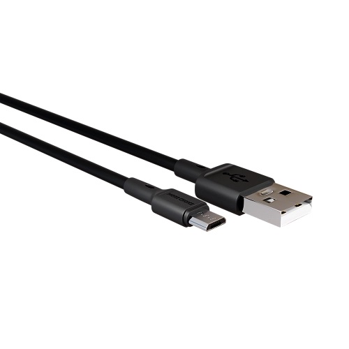 More Choice кабель micro USB, 2 м, K19m, черный, TPE, 2.4A