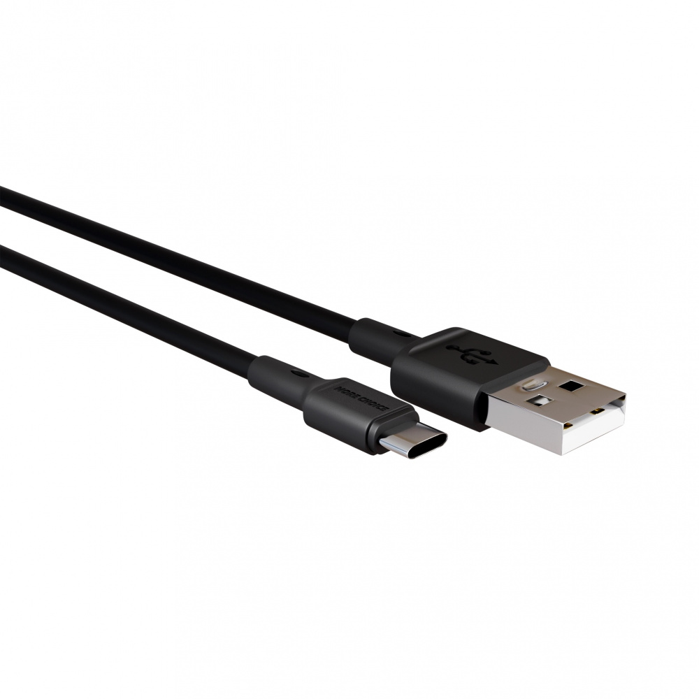 More Choice кабель Type-C - USB, 0.25 м, K14a, TPE, черный