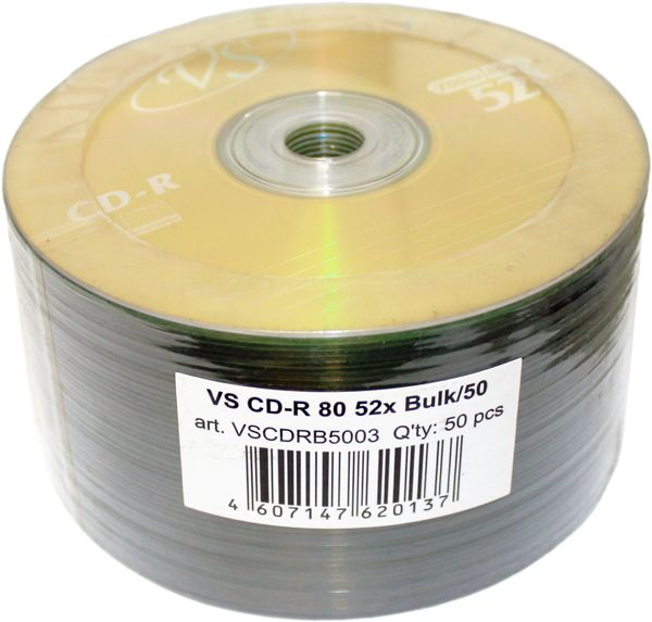 CD-R VS 52 x 50 штук Bulk