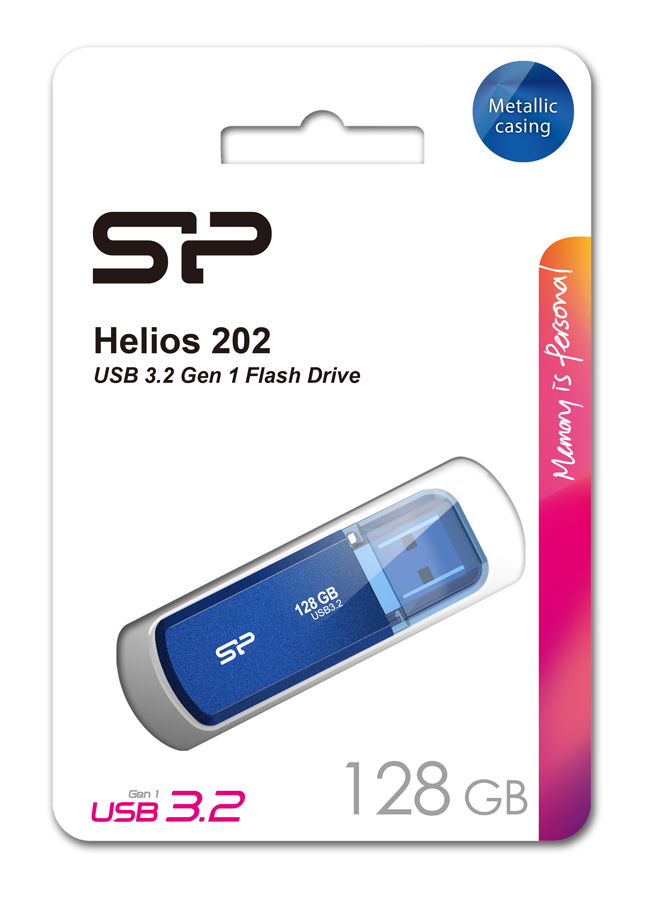 Silicon Power USB 3.2 Flash 128 Gb Helios 202 (Blue)
