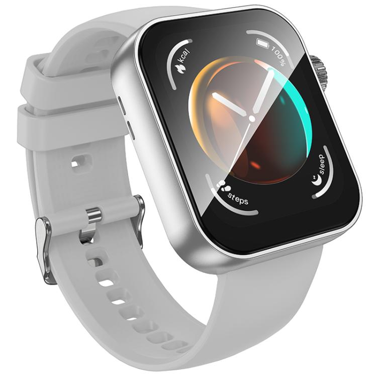 Borofone BD13, смарт-часы 1.83", (Silver), поддержка звонков