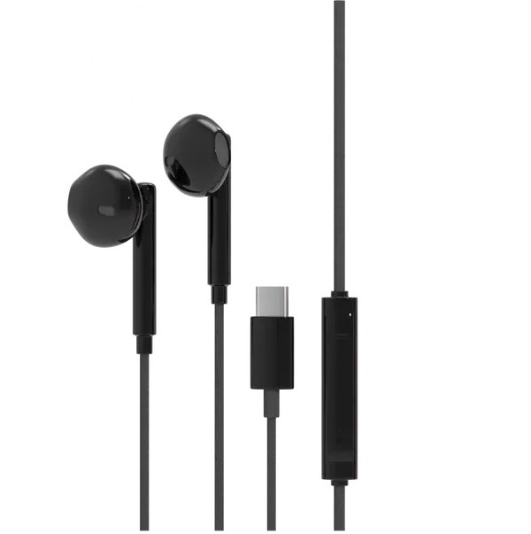 More Choice наушники с микрофоном G19a, вкладыши, черные, Type-C