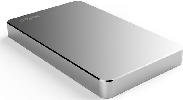 Внешний HDD накопитель 1 Tb, Netac K330, серебро, 2.5", USB 3.0