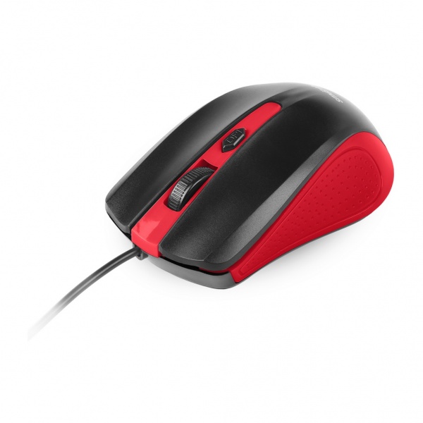 Smartbuy мышь проводная 352 красно-черная, USB
